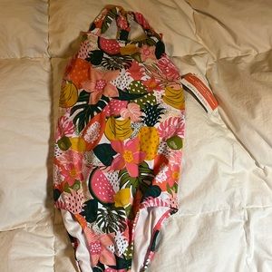 Girls one piece swim suit